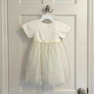 NWT | Jacadi | Girls Formal Dress | White | Size 4 Years | MSRP $340